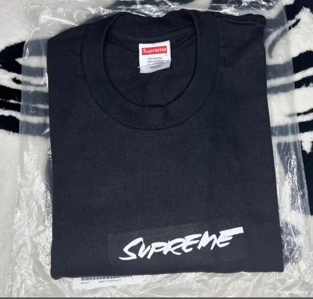 S and XL Tee Logo Futura Box 24SS L M Black White 0815